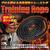 体幹を鍛える 振るだけ筋トレ 簡単トレーニング ジムロープ トレーニングロープ