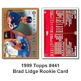1999 Topps Brad Lidge Rookie Card