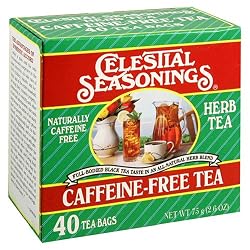 Celestial Seasonings Caffeine-Free Herb Tea with Roasted Chicory, 40-Count Tea Bags (Pack of 6)