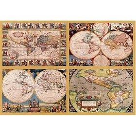 Ravensburger Puzzle 18,240 Pieces 4 Historic World Maps