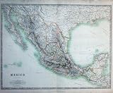 1914 GEOGRAPHY MAPS MEXICO AMERICA CALIFORNIA CHILAPAS