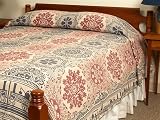 Railroad Coverlet, Full/Queen Size
