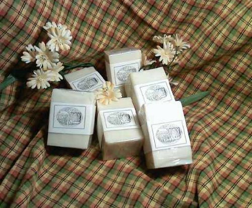 (6) SIX bars of handmade 100% NATURAL honey soap ~Unique ingredients to sooth irritated/sensitive skin~