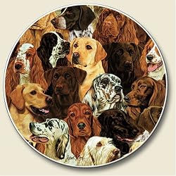 Dog Collection Auto Coaster, Single Coaster for Your Car