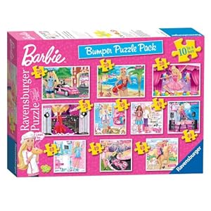 Barbie Bumper 10 Puzzle Pack: Barbie: Amazon.co.uk: Toys &amp; Games