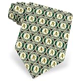 MLB Oakland Athletics All Logos Tie by MLB - Green Silk - B0009S5QRK