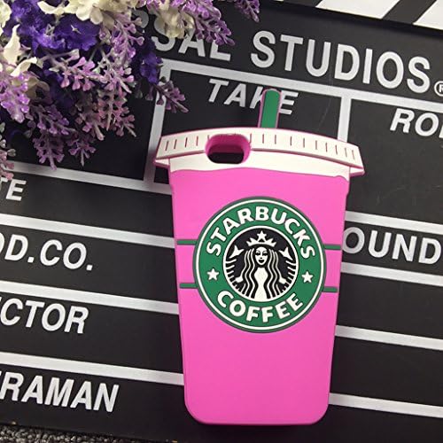 3D Cute Lovely Starbucks Soft Silicone Gel Coffee Cup Rubber Phone Cover Case For iphone 4 4G 4S