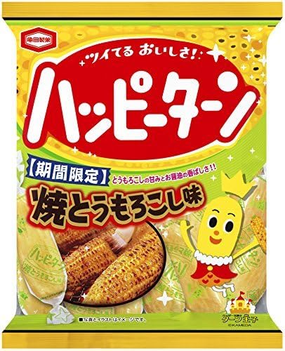 Kameda Seika happy turn grilled corn taste 100gX6 bags