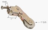 CRL Sliding Screen Door Bottom Roller 1 Steel Wheel for Peachtree Doors - Package