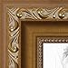 ArtToFrames 13x17 inch Gold with beads Wood Picture Frame, 2WOMD10051-13x17