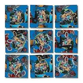 B Dazzle Antique Autos Scramble Squares 9 Piece Puzzle by B.Dazzle