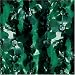 Search : Floral Vinyl Sheeting Party Decoration - Dark Green (36