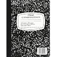 Mead Black Marble Wide-Ruled Composition Book, 12-Pack, 100 pages (09910)