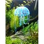 gl�hend Wirkung k�nstlich Qualle f�r Aquarium Fisch Tank ornament (Blau)