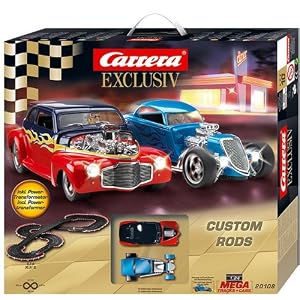 Carrera Exclusive Custom Rods Slot Car Set - 1:24 Scale by 