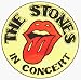 All Products : Rolling Stones - In Concert (Tongue Logo on Yellow) - 1 1/2" Button / Pin