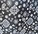 The Fabric Exchange Bandana Black Poly Cotton 58 Inch Wide Fabric by The Yard (F.E.)