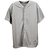 Intensity Men's Short-Sleeve Button Front Mesh Jer