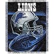 Detroit Lions NFL Triple Woven Jacquard Throw (Spiral Series) (48x60")"