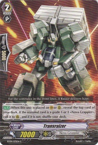 Cardfight!! Vanguard TCG - Transraizer (BT09/071EN) - Booster Set 9: Clash of the Knights & Dragons