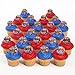Bakery Crafts - 24 Cupcake Topper Rings, Transformers Officially Licensed