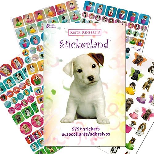 Puppy and Kitty Stickers Party Favor Pack ~ Over 140 Cute Kitten and Puppy Stickers for Kids