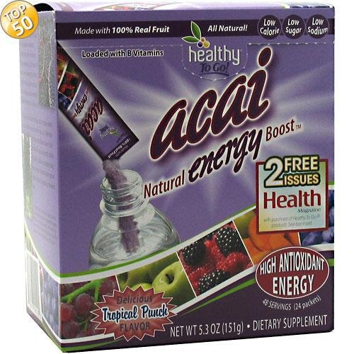 Acai Energy-Natural Energy Boost, 24 PACKS