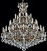Schonbek 6967-86A Sophia 35 Light Large Foyer Chandelier in Midnight Gild with Clear Swarovski Spectra crystal