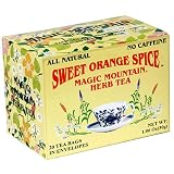 Magic Mountain Sweet Orange Spice Herbal Tea, 20-Count Boxes (Pack of 6)