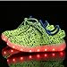KNTOUDX Kid Boy Girl Upgraded USB Charging LED Light Sport Shoes Flashing Sneakers Slip-on