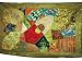 Jungle Green Bead Vintage India Decor Sari Tapestry Wall Hanging Throw 70x44