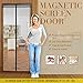 Magnetic Screen Door with Mesh Curtain keeps air in and keeps Bugs & Mosquitoes Out.Toddler And Pet Friendly. Fits Door Openings up to 37