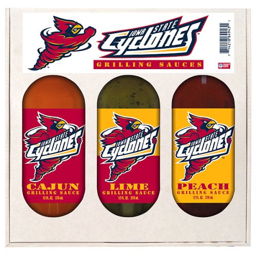 Iowa State Cyclones Grilling Gift Set by Hot Sauce Harrys