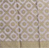 Linen Table Cloth in Tissue Silk Handmade Home Decor from India 44 