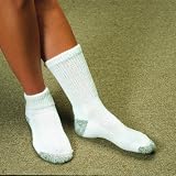 Medicool Silver Knit Diabetes Socks X Large Crew   Black