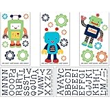NoJo Baby Bots Wall Decals