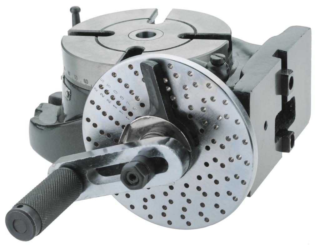 Steelex M1077 4Inch Rotary Table with Divider Plates Power Rotary