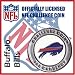 Buffalo Bills NFL Football Helmet Challenge Coin Poker Card Guard with Air Tite Holder