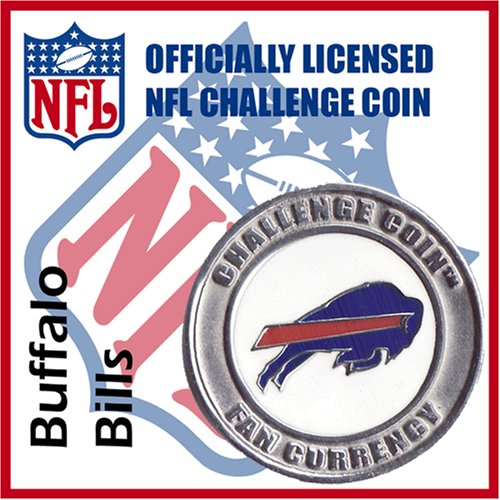 Buffalo Bills NFL Football Helmet Challenge Coin Poker Card Guard