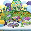 Jungle Buddies 1st Birthday Deluxe 8-Guest Party Kit