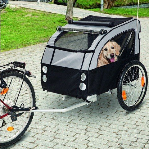 Karlie – DOGGY LINER 1 – Teflon – Schwarz-Grau 158 x 80 x 86 cm
