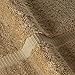 Chakir Turkish Linens Dobby Border Luxury Hotel & Spa Turkish Cotton, (Driftwood), Bath Towels-Set of 4