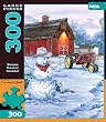Large Size Hautman Brothers: Country Snowman 300 Pieces Jigsaw Puzzle