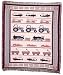 Boy Toys Nostalgic Pictorial Afghan Throw 50" x 60"