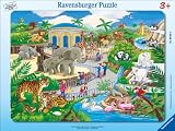 Ravensburger 06661 - Besuch im Zoo 30-48 Teile Rahmenpuzzle - Ravensburger