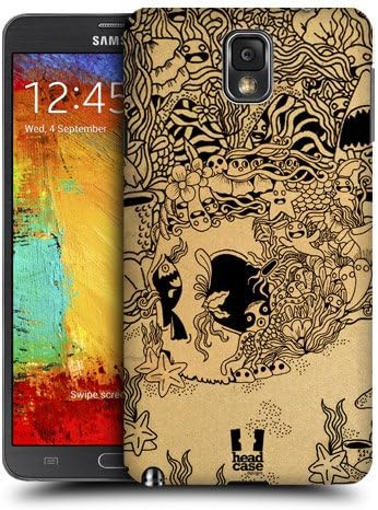Head Case Designs Underwater Doodle Skull Protective Snap-on Hard Back Case Cover for Samsung Galaxy Note 3 N9000 N9002 N9005