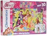Clementoni 23620.6 - Puzzle Happy Color Maxi 30 teilig Winx - Winx City Girl