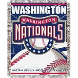 Washington Nationals MLB Triple Woven Jacquard Throw (MLB Series) (48x60")