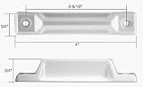 White Deluxe Window Sash Lift - Pair