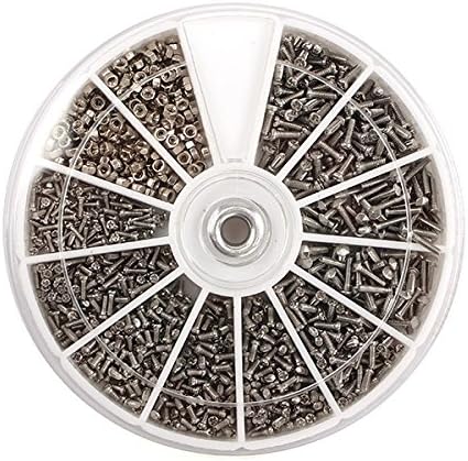 (1000pcs) Assorted Screws for Watch Clock Eye Glasses Watchmaker Repair Part Tool